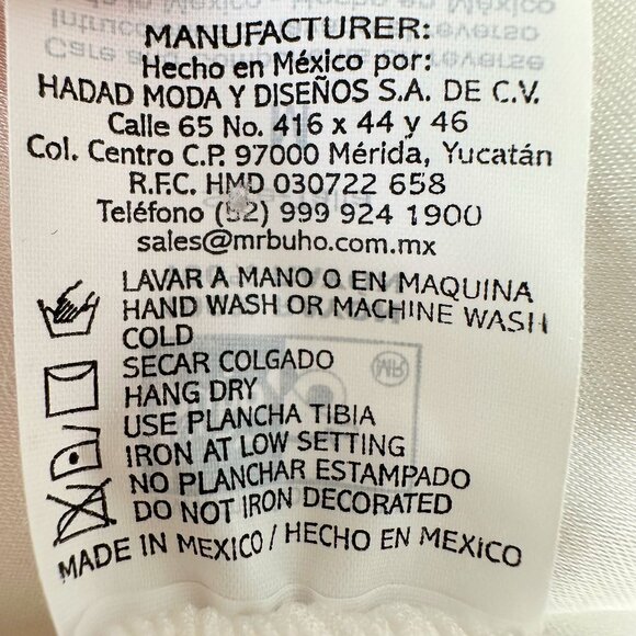 NWOT! Mr. Buho White Gauze Front Tie Waist Mini Dress/Cover-Up - Picture 12 of 12